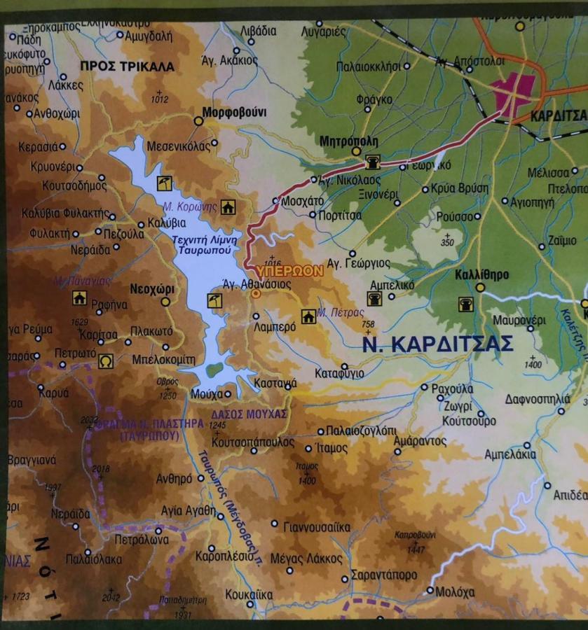 Ξενώνας Παρατηρητήριο Υπερώον Agios Athanasios  Zewnętrze zdjęcie